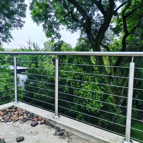 Outdoor ballustrades with view