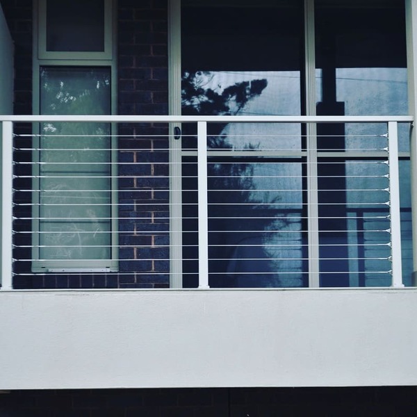 Apartment complex ballustrades