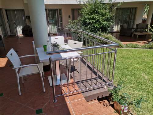 Apartment complex ballustrades